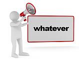       -         "" (whatever)