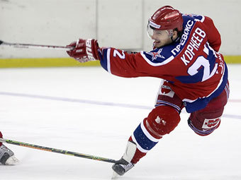 Константин Корнеев. Фото с сайта cska-hockey.ru