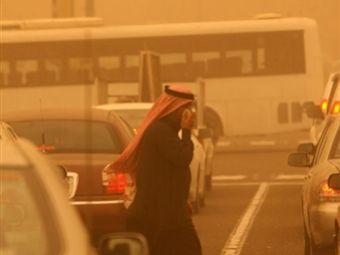 Песчаная буря в Кувейте. Фото ©AFP